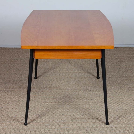 Image 1 of Table de Repas Vintage en Chêne et Métal des Années 1960