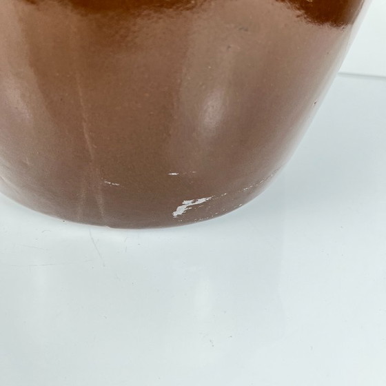 Grande Vaso Antico in Gres per Confit / Grasso, Marrone, 1900 – Vasi per piante, Ceramica (photo 11 of 11)