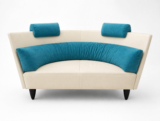 Original Ligne Roset Sofa “Antares” – Peter Maly Design (ca. 1990) – Alcantara – 2 zitsbanken, Other (photo 2 of 9)