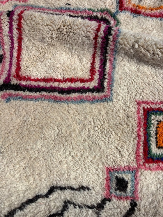 Image 1 of Tapis marocain moderne et coloré 200x300 cm, authentique tapis marocain, tapis berbère