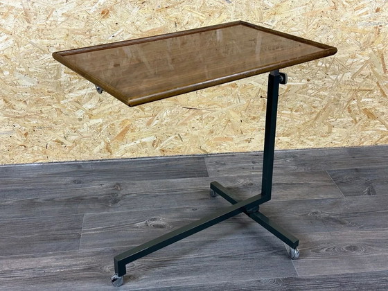 Image 1 of 60s 70s serving trolley dinette side table space age brown design