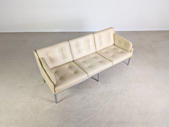 Image 1 of Original Roland Rainer Leder Sofa Couch WK Wohnen Wien 1980