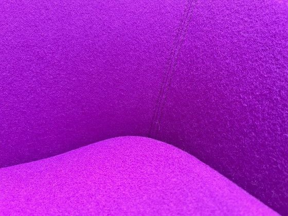Allermuir Open A640, Fuchsia stof | PearsonLloyd, Draaistoelen, Textiel, Metaal, Paars, Modern (foto 11 van 15)