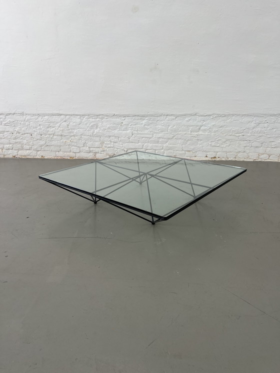 Image 1 of B&B Italia Alanda coffee table glass table 80s Paolo Piva designer table vintage
