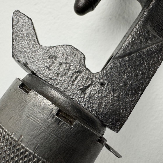 Image 1 of OUDE INDUSTRIËLE WANDLAMP “GRAS RAVEL” N° 204 Halfvast