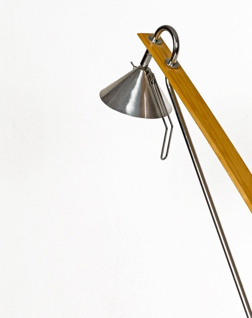 “Prolog” vintage Ikea bentwood Floor Lamp designed by Tord Björklund – Sweden, 1980s