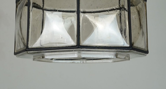 Glashuette Limburg Hanging Lamp 1960's 70's Glass Pendant Light Model P292 4305 – Glashütte Limburg (photo 3 of 15)