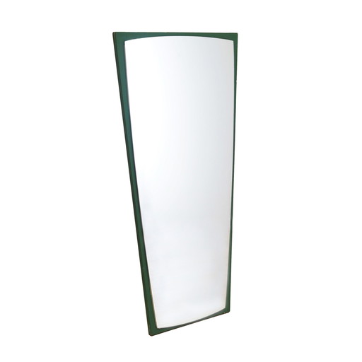 Miroir dans un cadre en pin, design danois, années 1970, production : Danemark