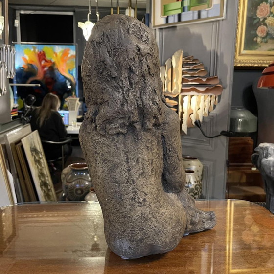 Fille en grès dans le style d'Elie van Damme pour Amphora, années 1970 – Sculptures, Ceramic, Art Deco (photo 7 of 13)