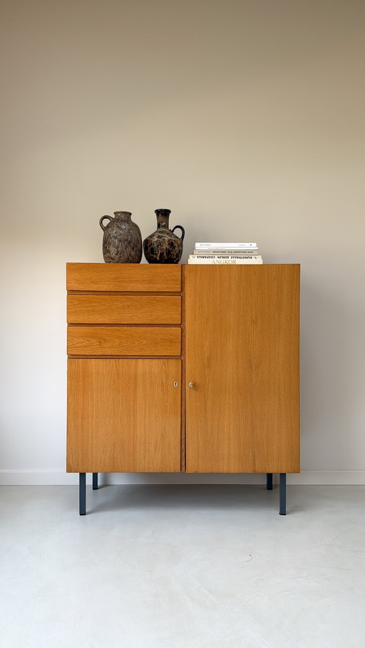 Vintage mid century wooden high board