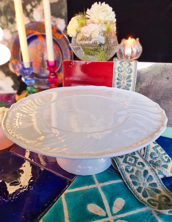 Image 1 of 1 plat en porcelaine Hutschenreuther sur pied, pour gâteau ou pâtisserie