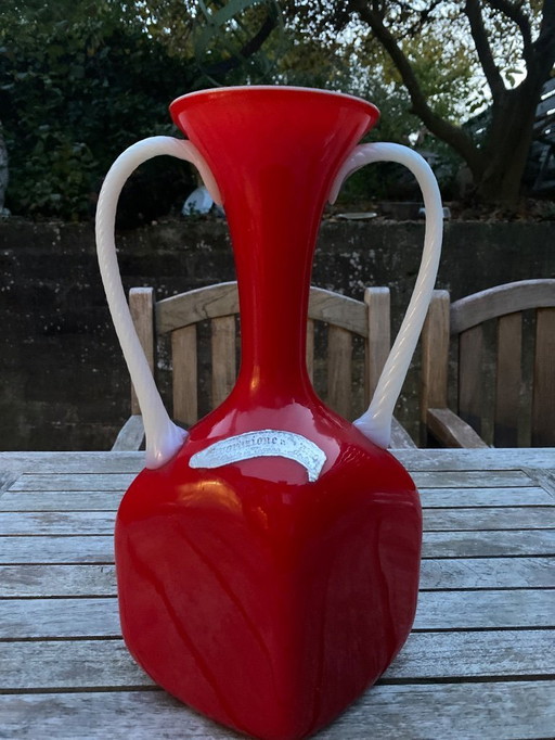 70s Murano Glas Vase Collectors Item