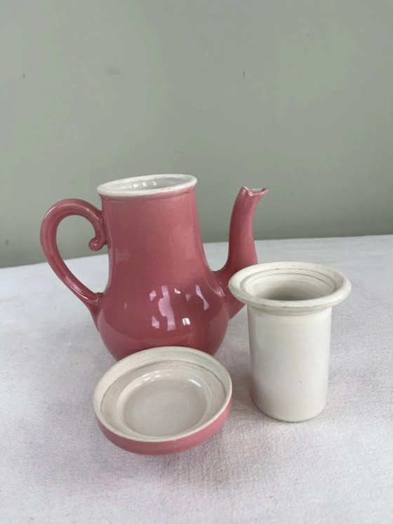 Vintage roze keramische theepot – Keukenaccessoires, Porcelain, Ceramic (photo 5 of 11)