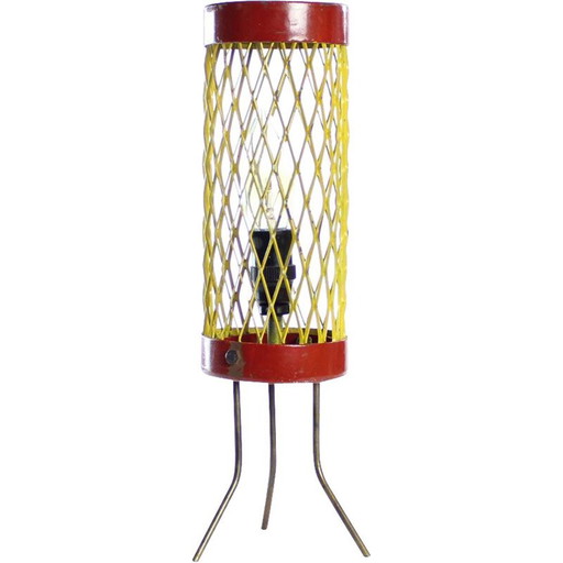 Lampe vintage en métal, Tchécoslovaquie années 1950