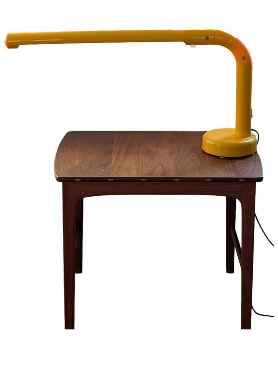Image 1 of Lámpara de escritorio amarilla de la era espacial Tuben Lamp de Anders Pehrson para Ateljé Lyktan Suecia años 70