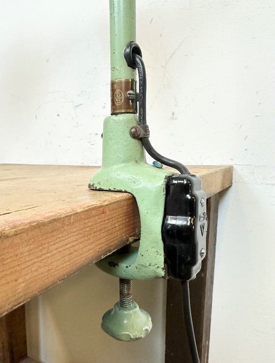 Image 1 of Industrial Gooseneck Table Lamp from Instala Děčín, 1960s