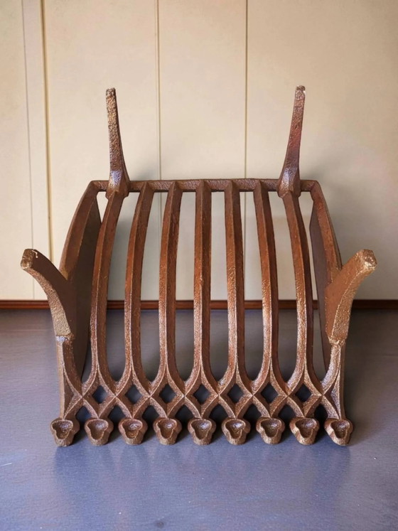 Kaminholzkorb aus Gusseisen – Dekorative Objekte, Cast Iron (photo 6 of 7)