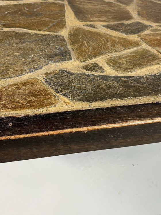 Image 1 of Couchtisch aus Steinmosaik im brutalistischen Stil, Europa, 1960er Jahre