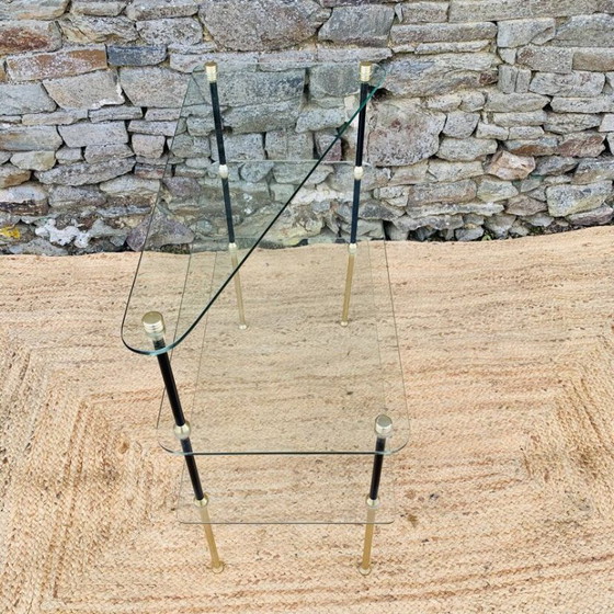 Image 1 of Mensola in vetro vintage degli anni '50/'60