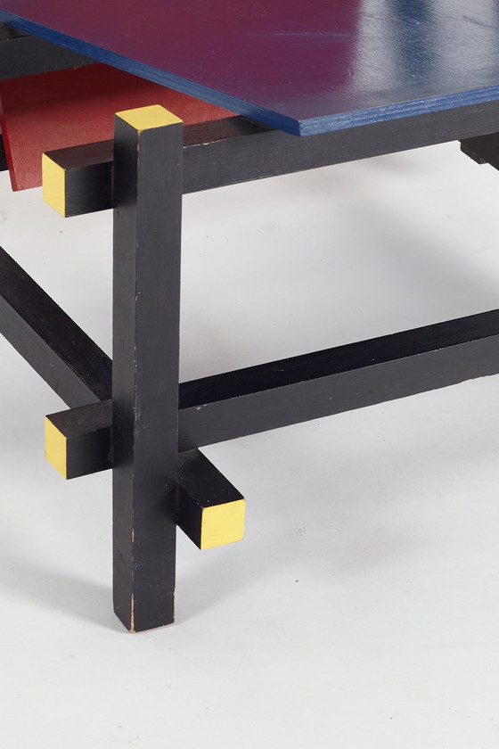 Image 1 of Rietveld Red & Blue Chair Replica