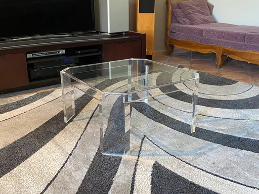 Table Basse ATHENA Par David LANGE. 1970. 70x70.
