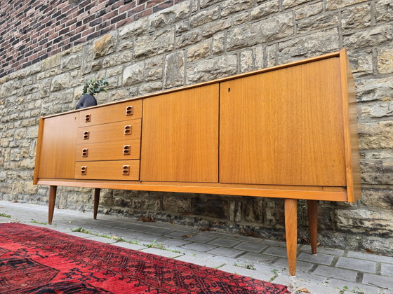 60s 70s Mid Century Teak Sideboard Chest of Drawers – Wood (photo 2 of 8)