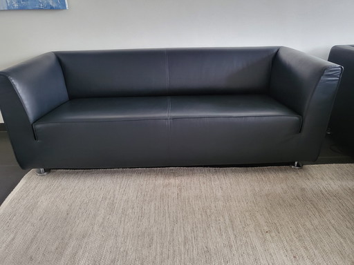 Gelderland 4800 bank 2.5-zits, donkerblauw leer