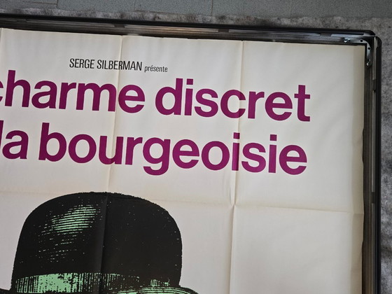 Image 1 of ORIGINELE VINTAGE POSTER 120x160cm DE DISCRETE CHARME VAN DE BOURGEOISIE BUNUEL