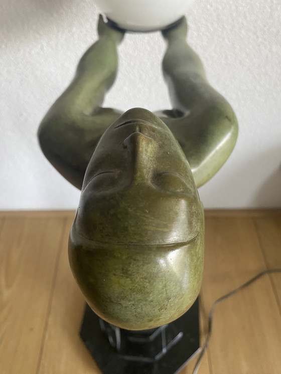 Image 1 of Lampadaire vintage Clarté Max Le Verrier