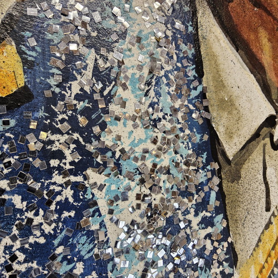 Image 1 of Statue / découpe / figurine grandeur nature en bois de Michael Jackson, roi de la pop (veste pailletée)