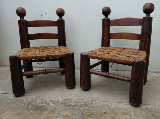 Image 1 of Pair of chairs, Charles Dubouyt
