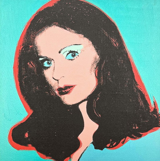 D'après Andy Warhol, Beauté scandinave, années 1980, lithographie – Lithographies et sérigraphies, Paper (photo 2 of 7)