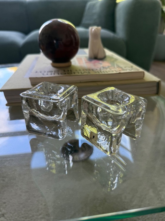 Image 1 of Juego de 2 candelabros Juhava Oy Ri-Jalka, década de 1970.