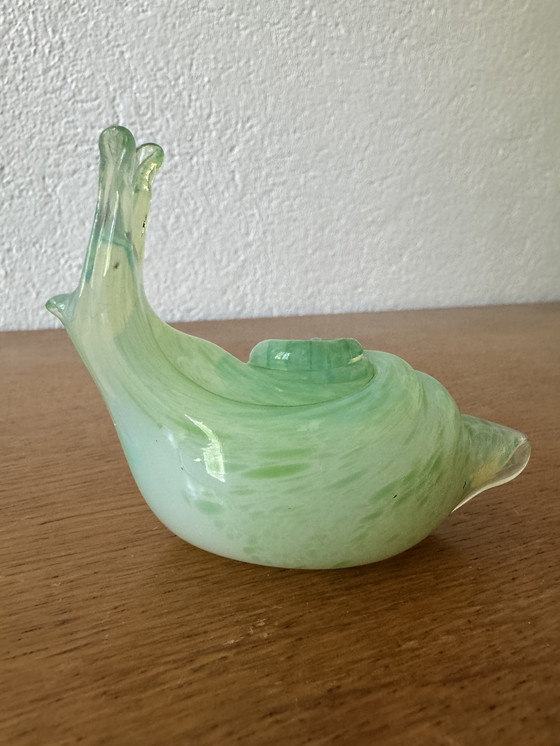 Image 1 of Lumaca in vetro di Murano opalescente antico