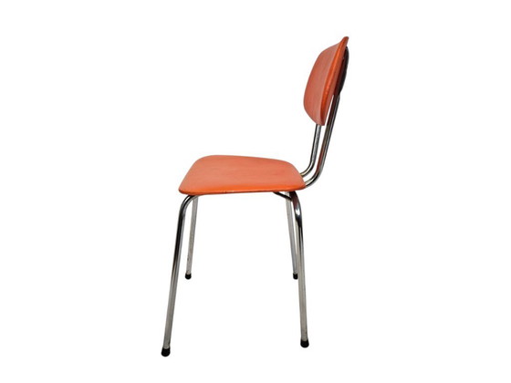 Image 1 of Vintage - Space Age - Soudeurop - attr. Rudy Verelst - chroom - skai -70s