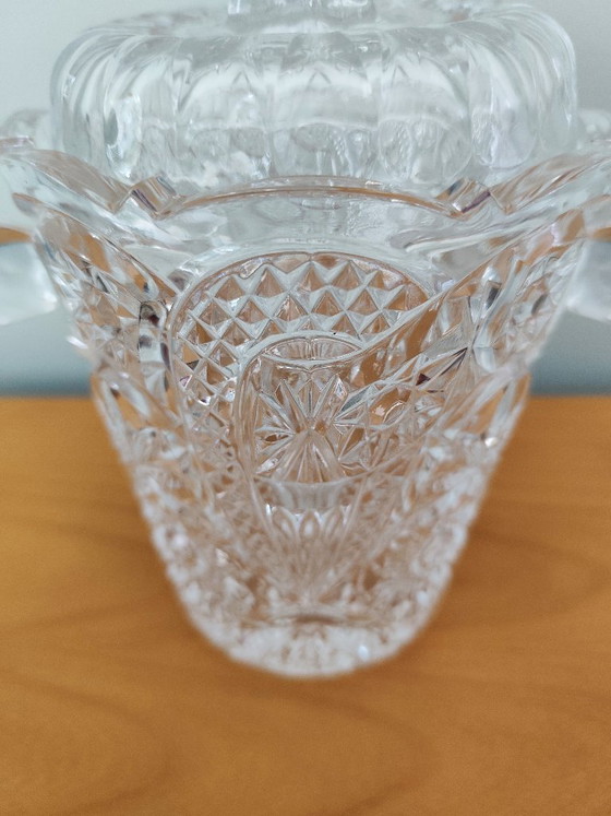 Image 1 of Seau à glaçons en verre travaillé