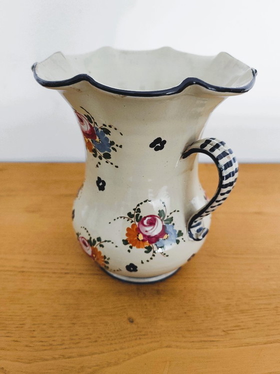 Antique Vase Made in Italy Polychrome Decoration – Ceramic (photo 5 of 10)