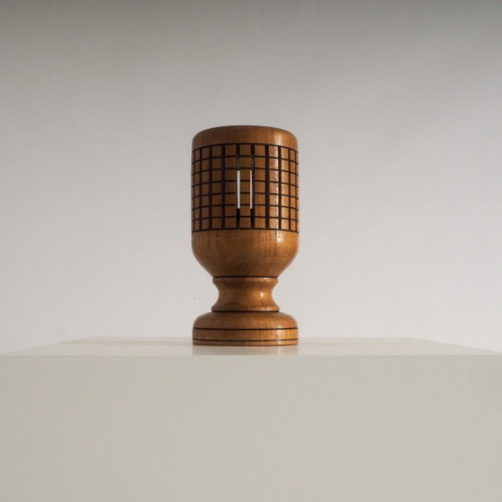 Vintage Wooden Lattice Accent Lamp – Table lamps (photo 9 of 15)