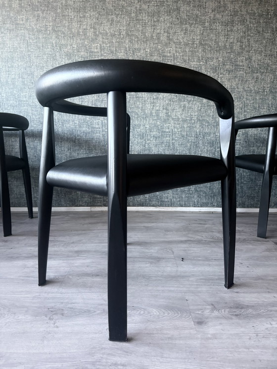 Image 1 of 6 poltrone “Miss” design di Afra & Tobia Scarpa,1986 circa per Molteni