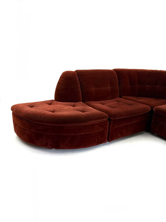Divano modulare vintage 9 pezzi, Laauser ‘80 – Divani modulari, Cromo, Legno (photo 7 of 15)