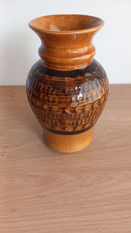 Vintage Bay Keramik Vase – Model 76-20 – West-Germany (1960s/70s) – Undamaged