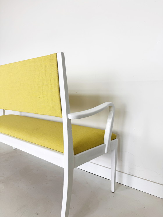 Image 1 of Banc de cuisine jaune