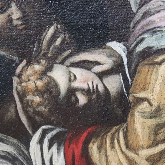 Oil Painting on Canvas, Madonna with Child and Angel Italy 17th Century – Paintings & Drawings (photo 8 of 17)