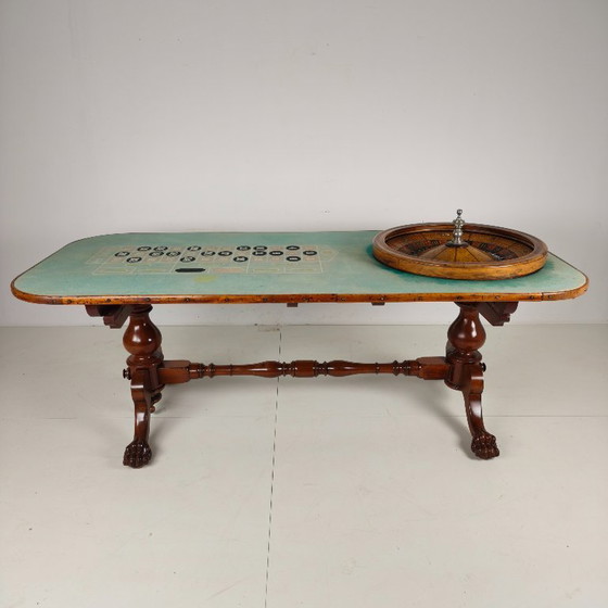 Image 1 of Tavolo da roulette antico della Mason & Co. – Denver, Colorado, inizio XX secolo