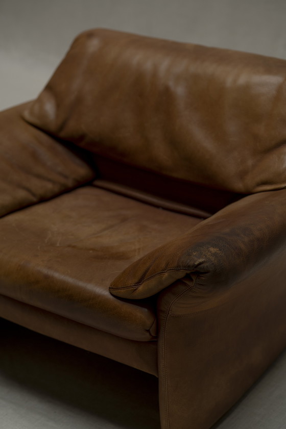 Image 1 of Set Of Two Hans Kaufeld Leather Easy Chairs