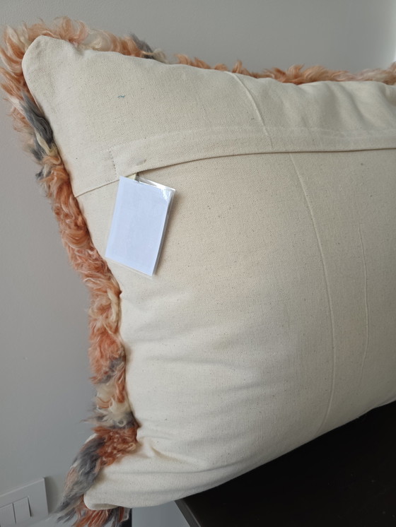 Image 1 of Hand-knotted wool pillowcase