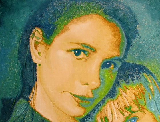 Original Oil Painting Contemporary Art Symbolism Figurative Family Loved Ones – Paintings & Drawings, Canvas (photo 4 of 7)