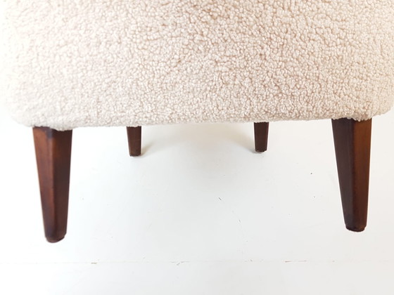 Image 1 of Vintage Artifort Theo Ruth Fauteuil Teddy Nieuw Gestoffeerd