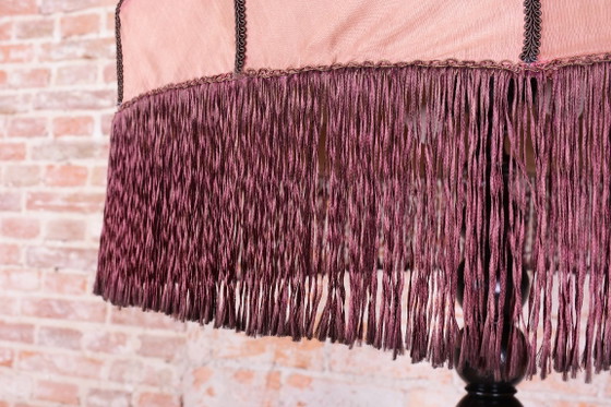 Lámpara de pie Art Déco restaurada, Haya, Nueva electrificación, Checa, años 1910, Lámparas de pie, Textil (foto 4 de 11)
