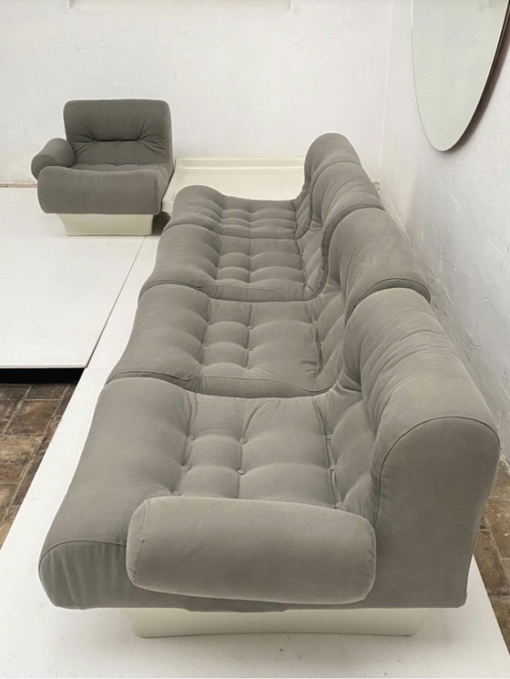 Image 1 of 5 Seating Elements + Corner Table by Otto Zapf